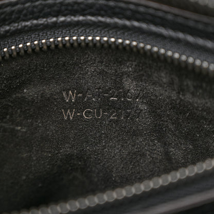 Celine Drummed Calfskin Micro Luggage Black 7 of 10