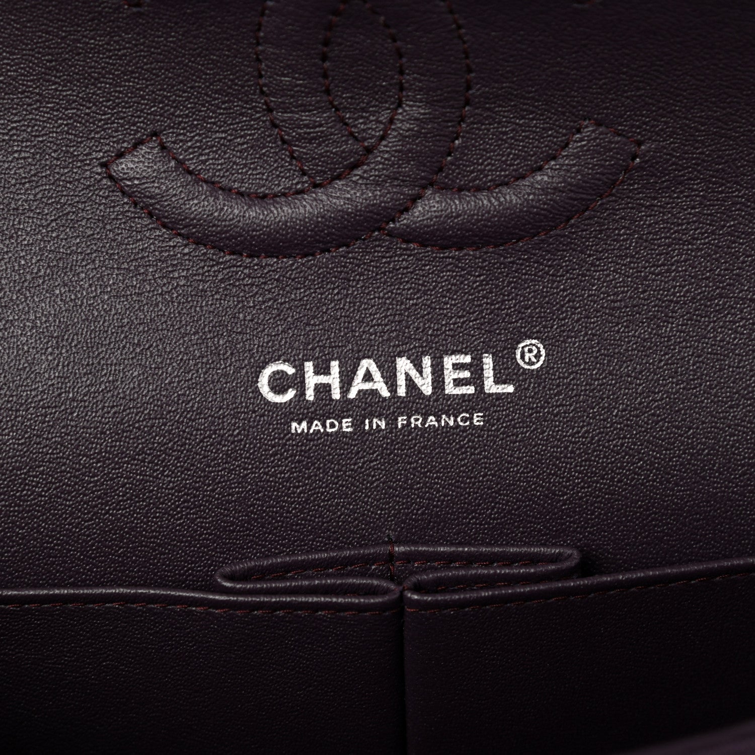 Chanel Jersey Quilted Medium Double Flap Purple 6 of 11