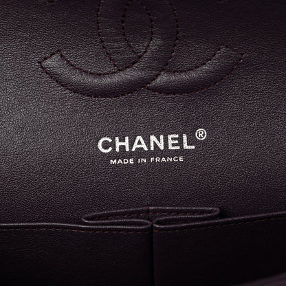 Chanel Jersey Quilted Medium Double Flap Purple 6 of 11