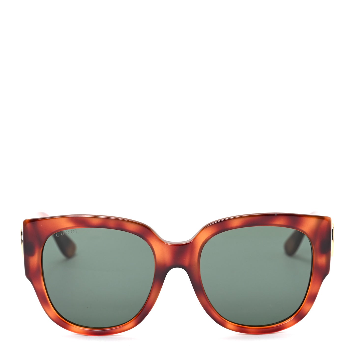 Acetate Square Frame Sunglasses GG0142SA Tortoise