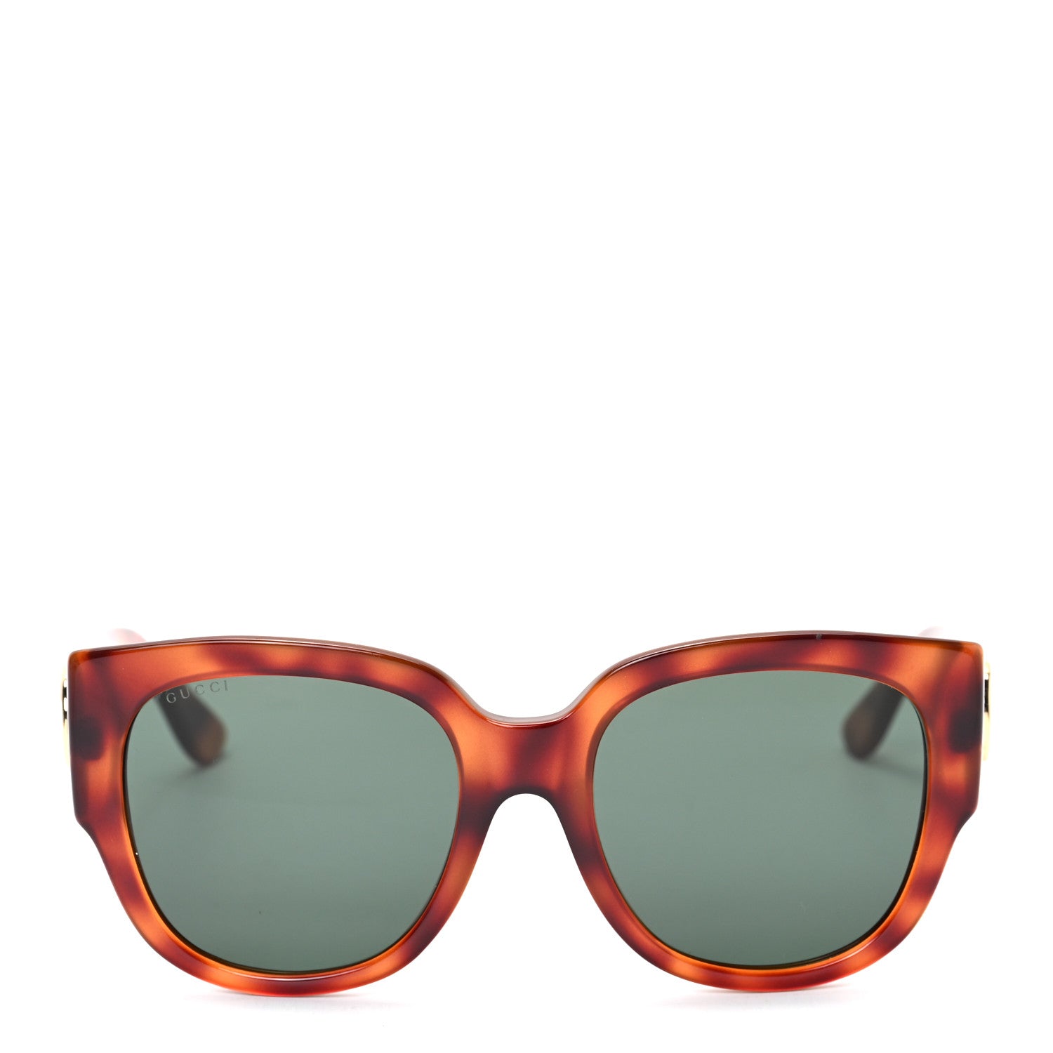 Gucci Acetate Square Frame Sunglasses GG0142SA Tortoise 2 of 6