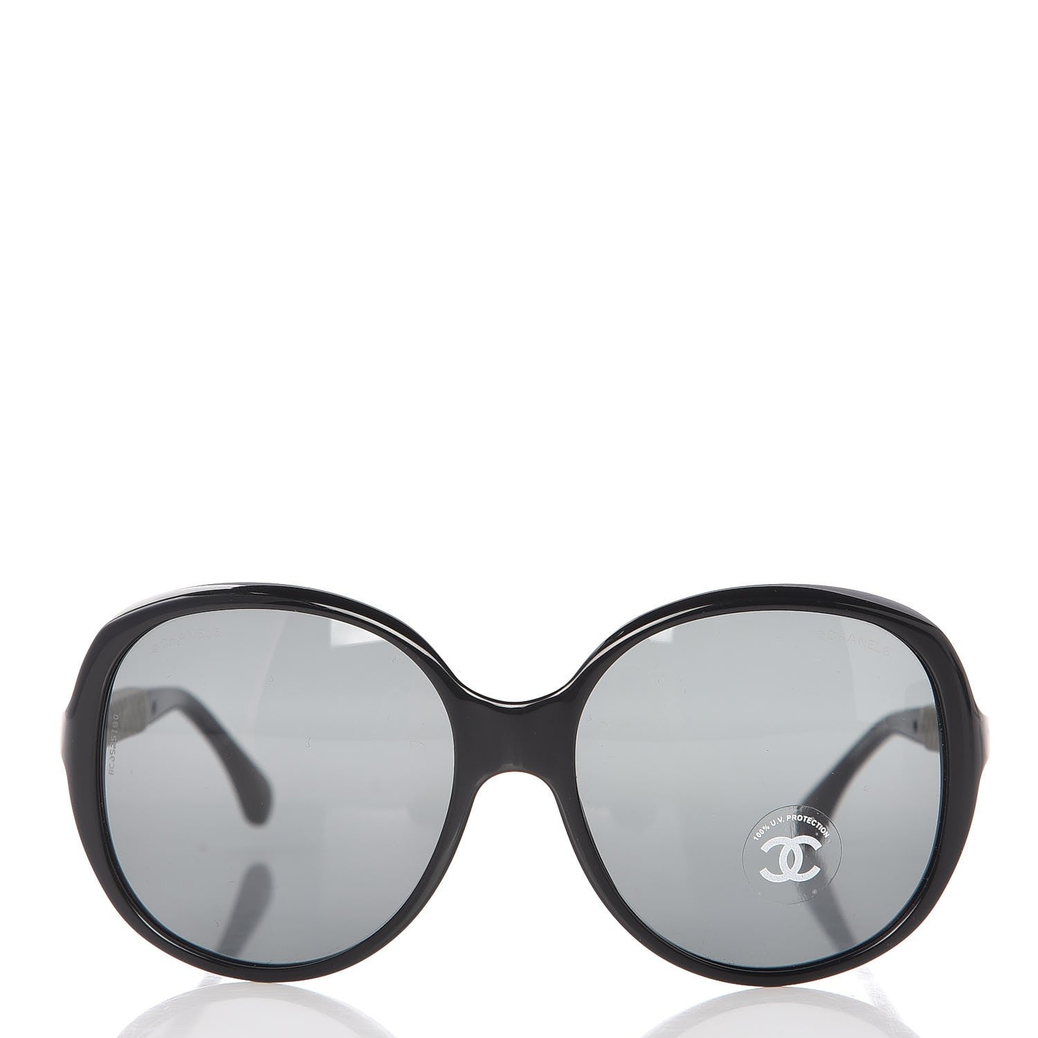 Chanel Quilted CC Sunglasses 5232 Black White 2 of 8