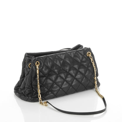 Chanel Calfskin Quilted Large Retro Chain Tote Black 3 of 8