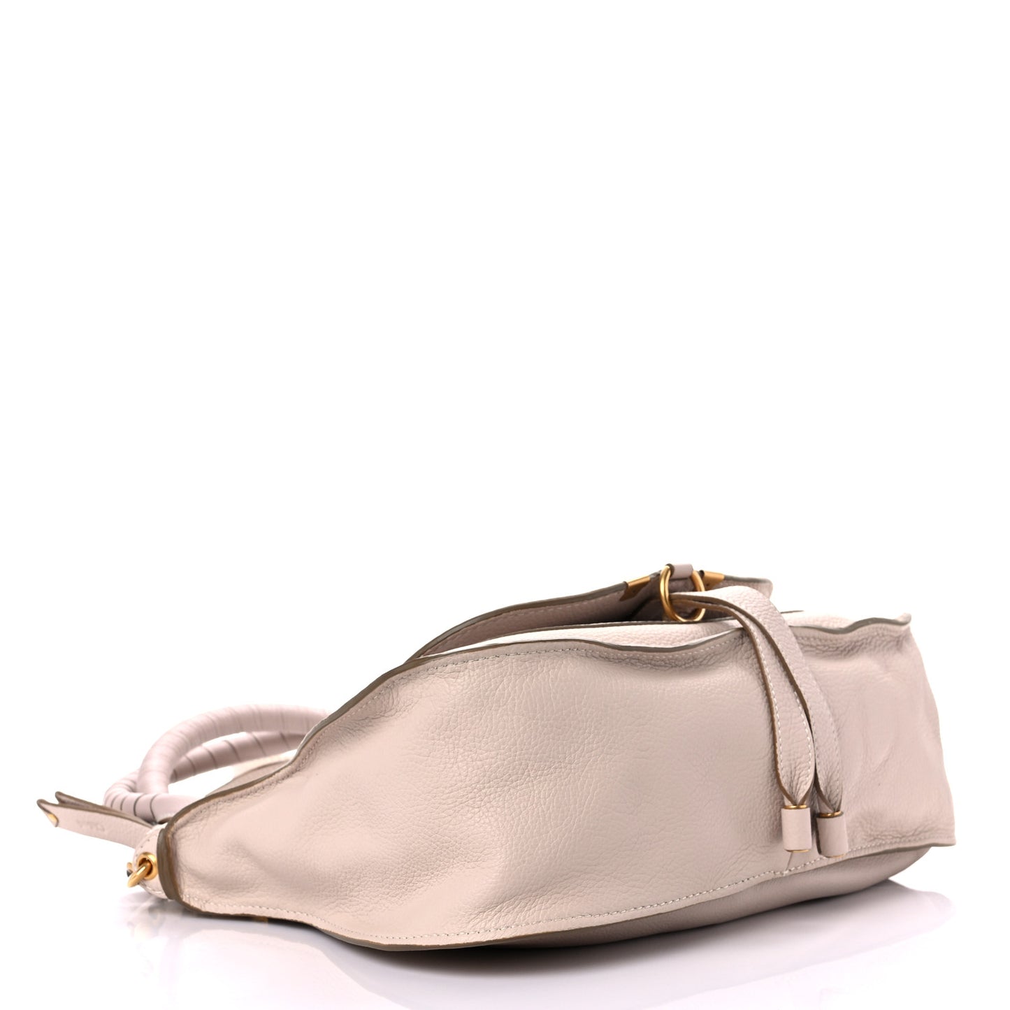 Calfskin Medium Marcie Satchel Abstract White