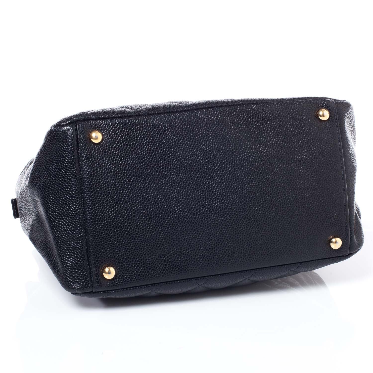 Chanel Caviar Quilted Petit Timeless Tote PTT Black 5 of 9