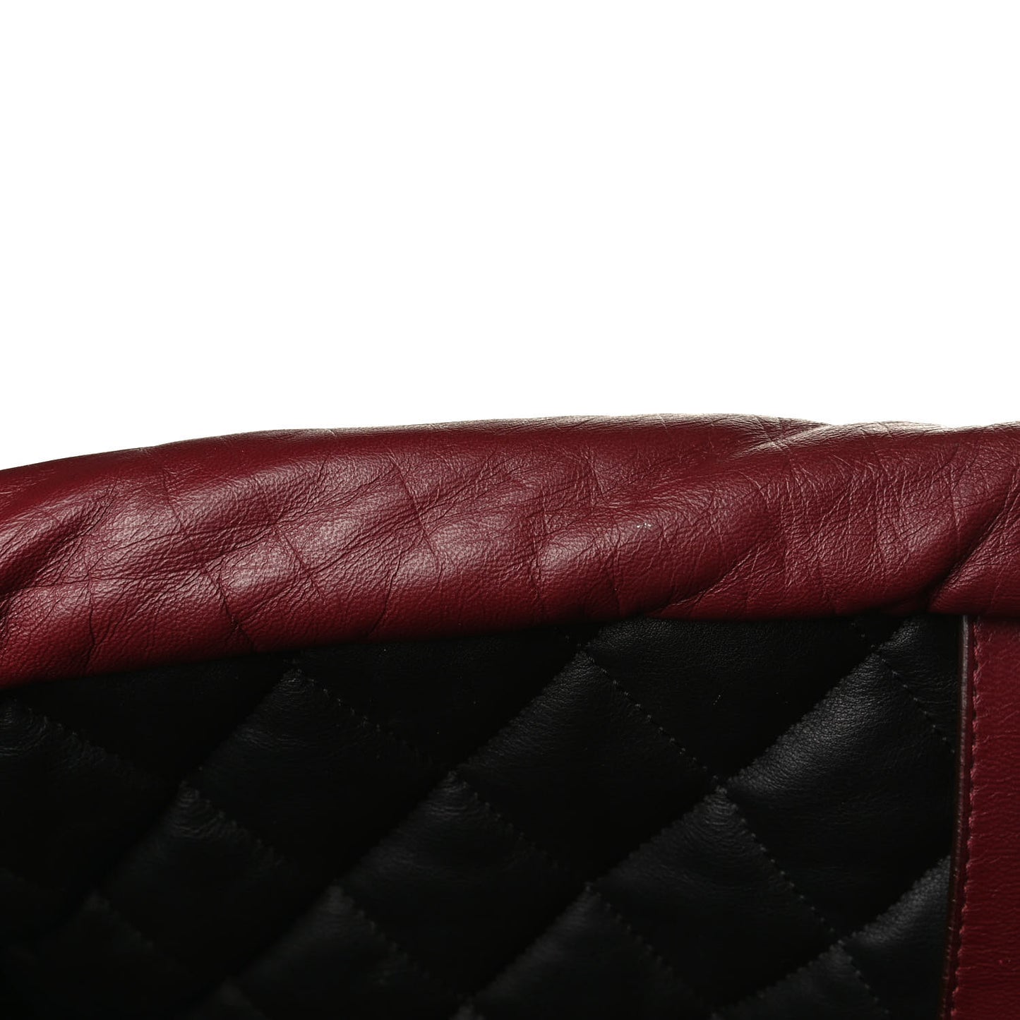 Lambskin Quilted Medium Coco Cocoon Reversible Tote Black