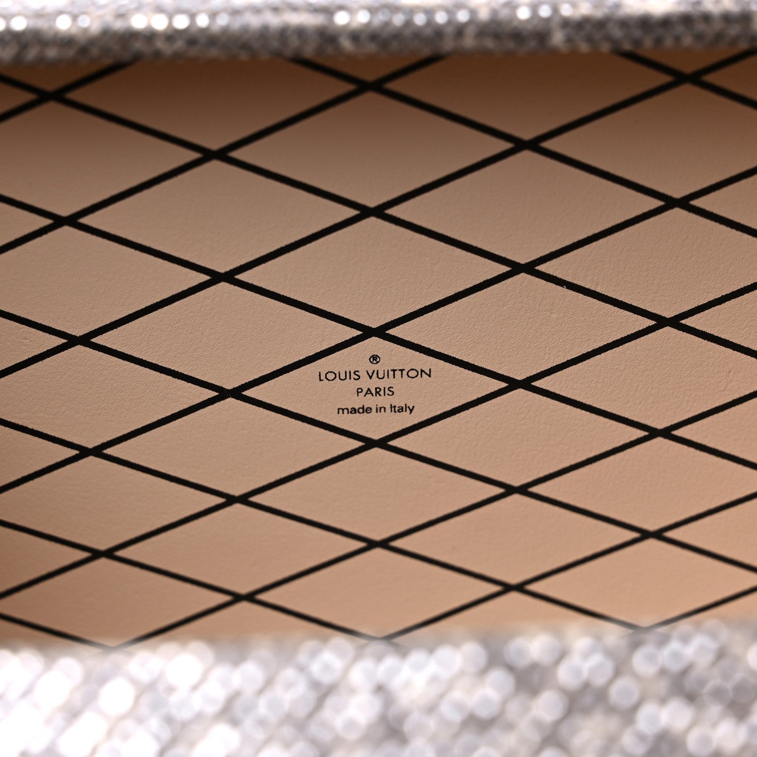 Louis Vuitton Lizard Petite Malle Silver 6 of 8
