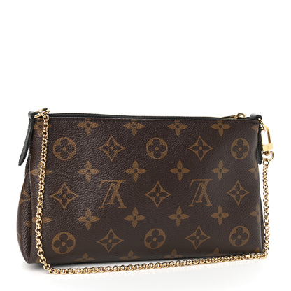 Louis Vuitton Monogram Pallas Clutch Black 2 of 8