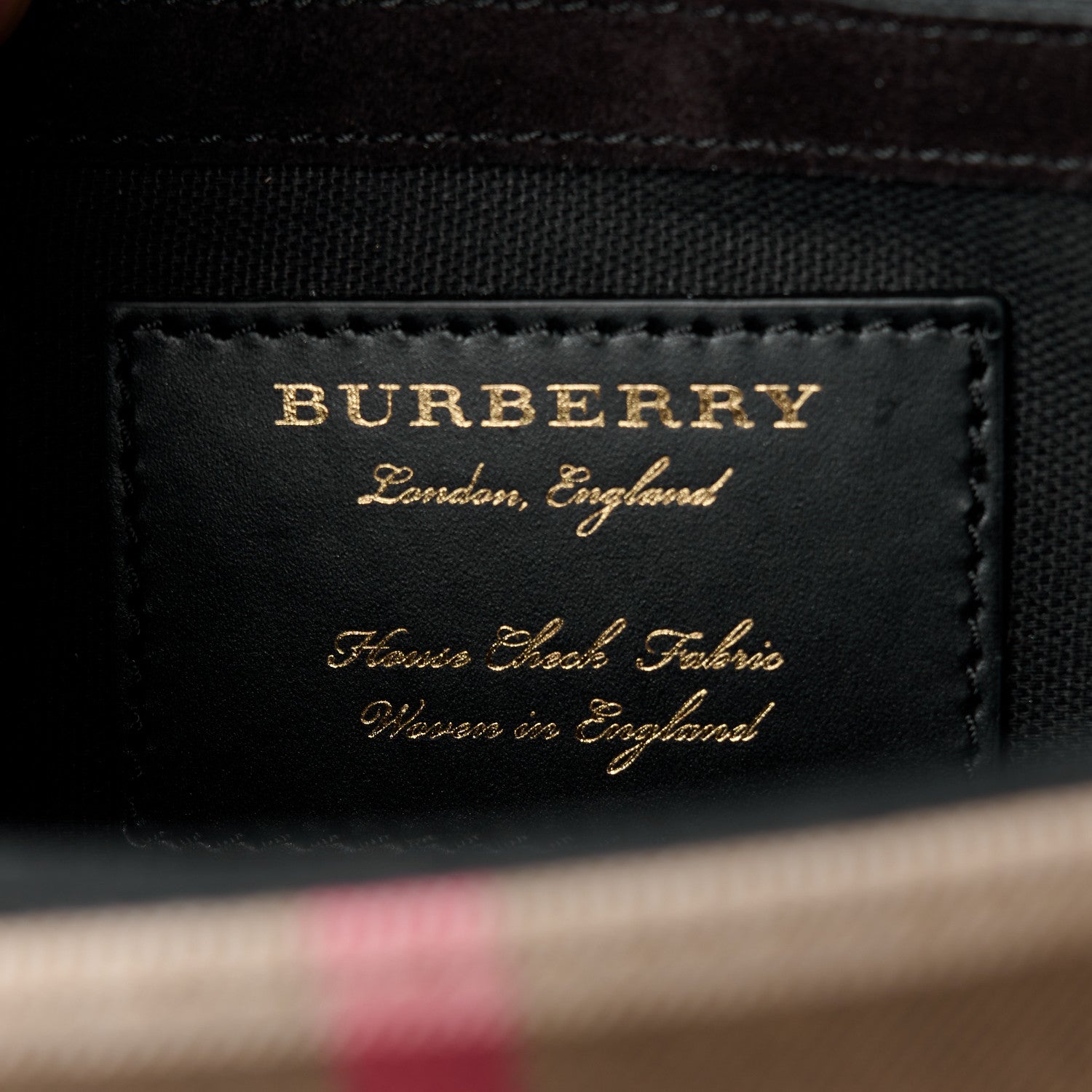 Burberry Derby Calfskin House Check Small Macken Crossbody Bag Ink Blue 8 of 12