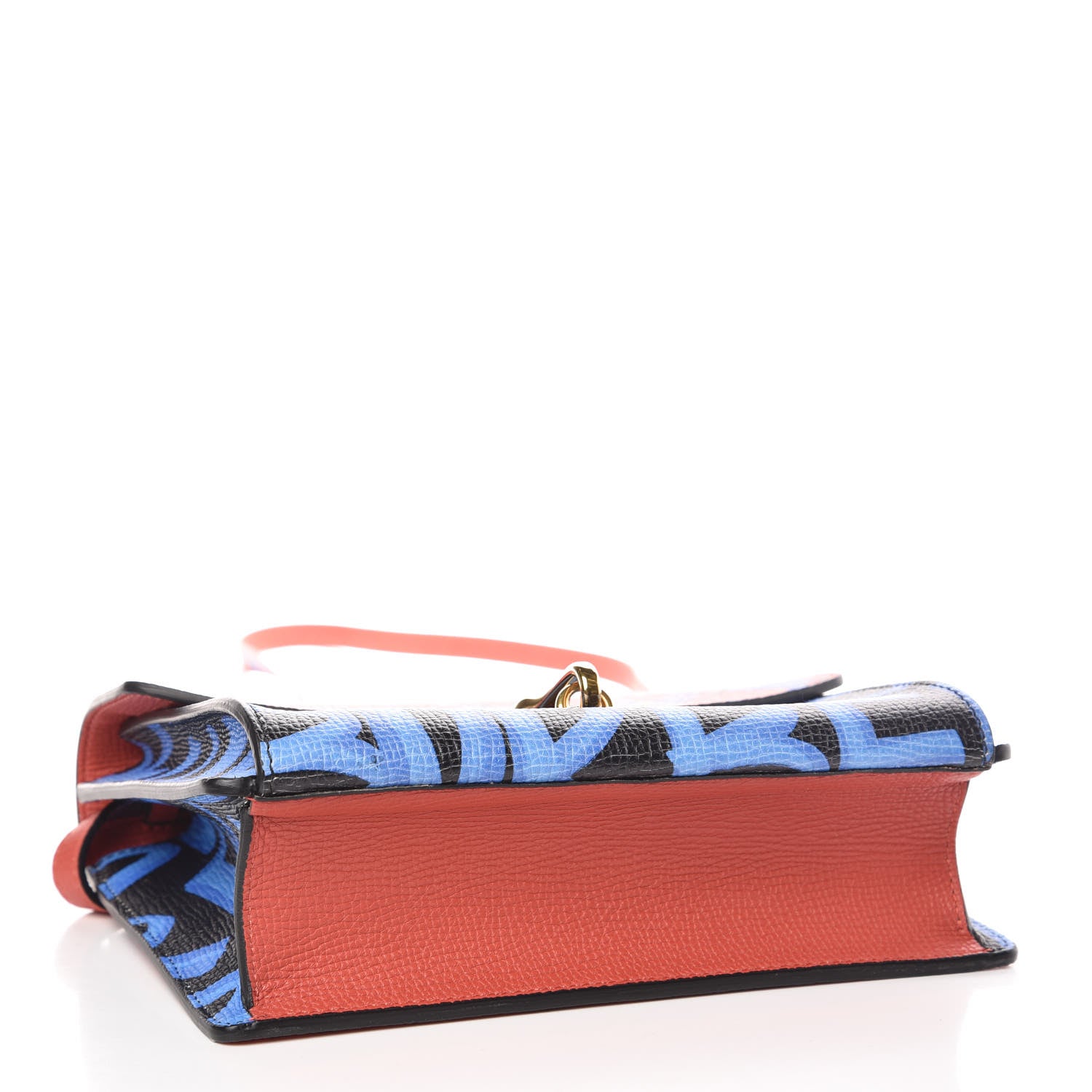 Burberry Calfskin Graffiti Print Small Macken Crossbody Bag Black 4 of 9