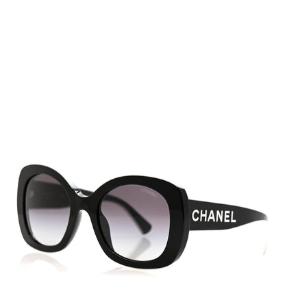 Chanel Acetate Sunglasses 71414A Black 1 of 9