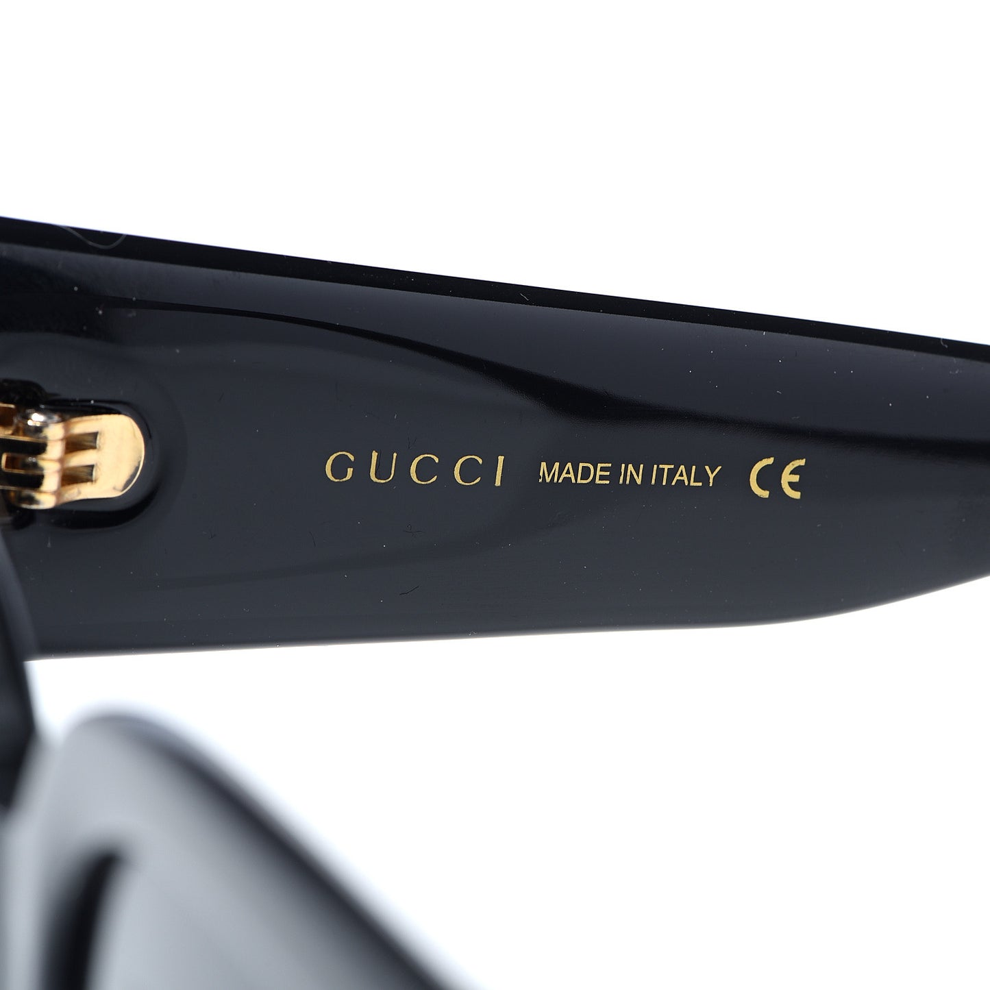 Acetate Square Frame Sunglasses GG0142SA Black