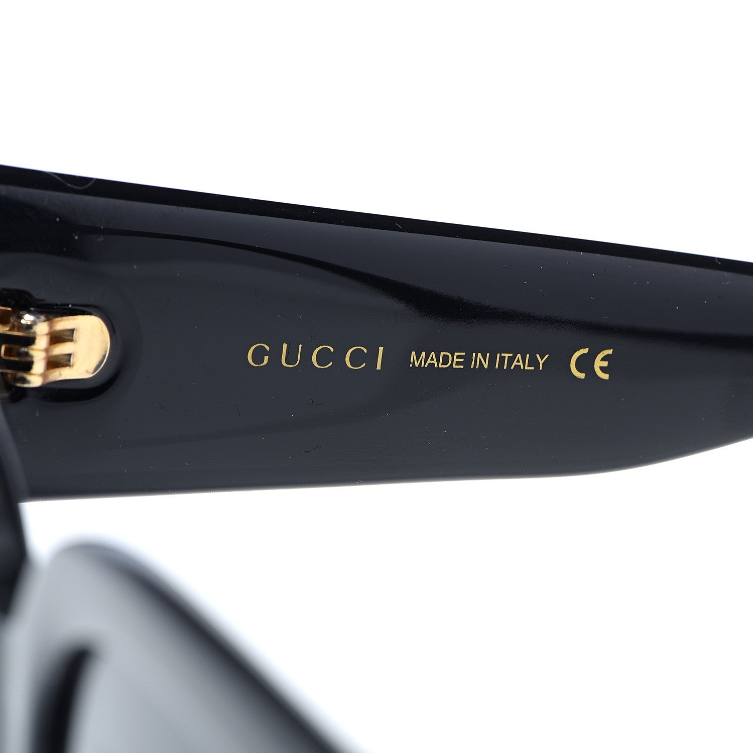 Gucci Acetate Square Frame Sunglasses GG0142SA Black 6 of 9