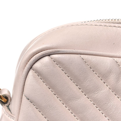 Saint Laurent Calfskin Matelasse Monogram Lou Camera Bag Washed Light Pink 19 of 31