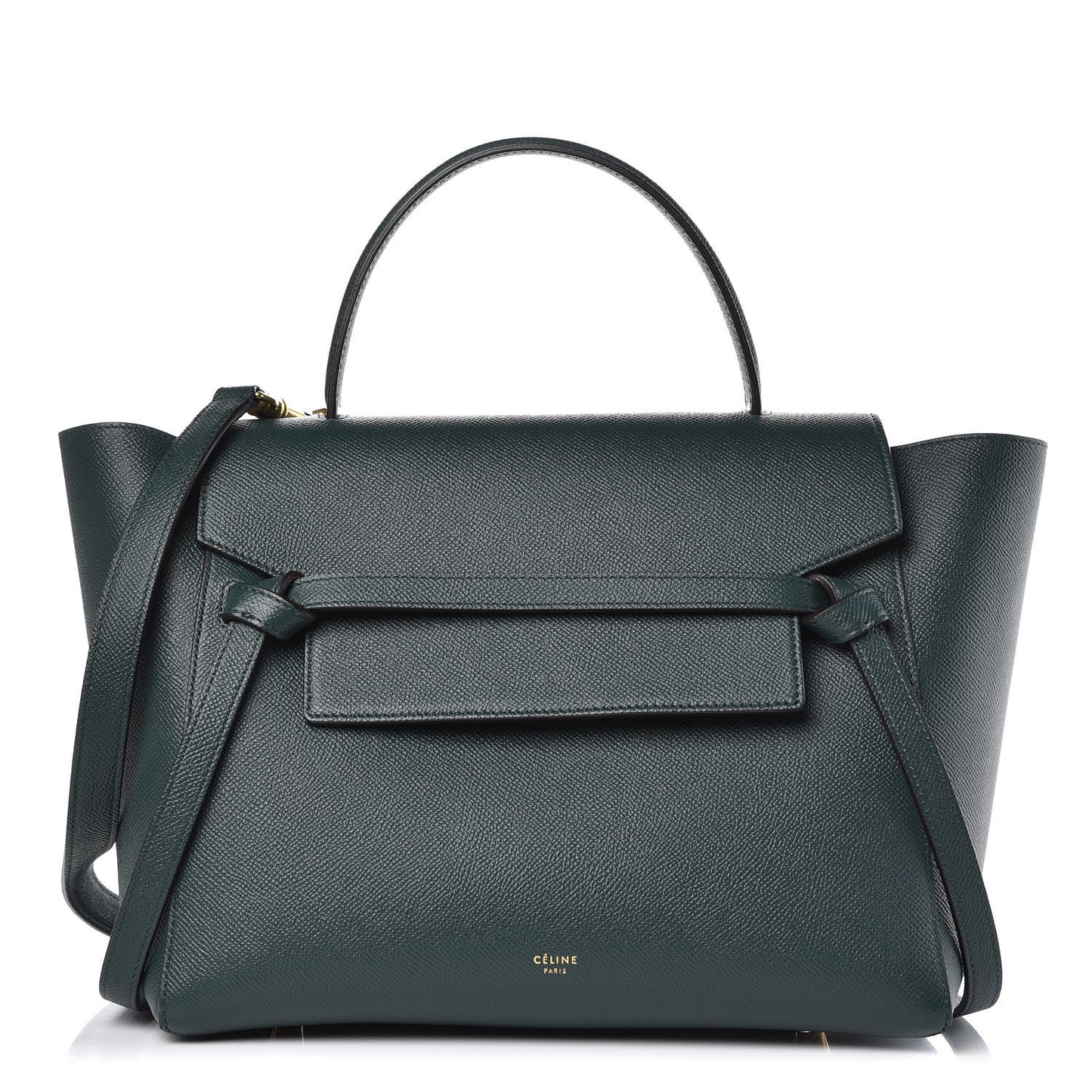 Grained Calfskin Mini Belt Bag Amazone