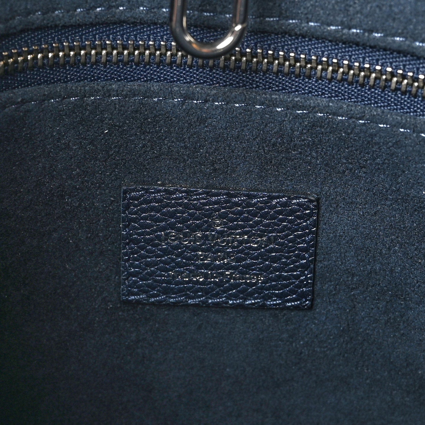 Metallic Empreinte Monogram Giant Onthego PM Navy Nacre
