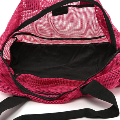 Saint Laurent Nylon Mesh Duffle Bag Fuchsia 4 of 9