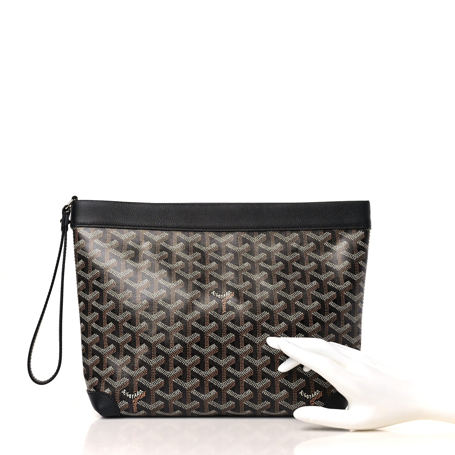 Goyard Goyardine Conti Pouch Black 2 of 8