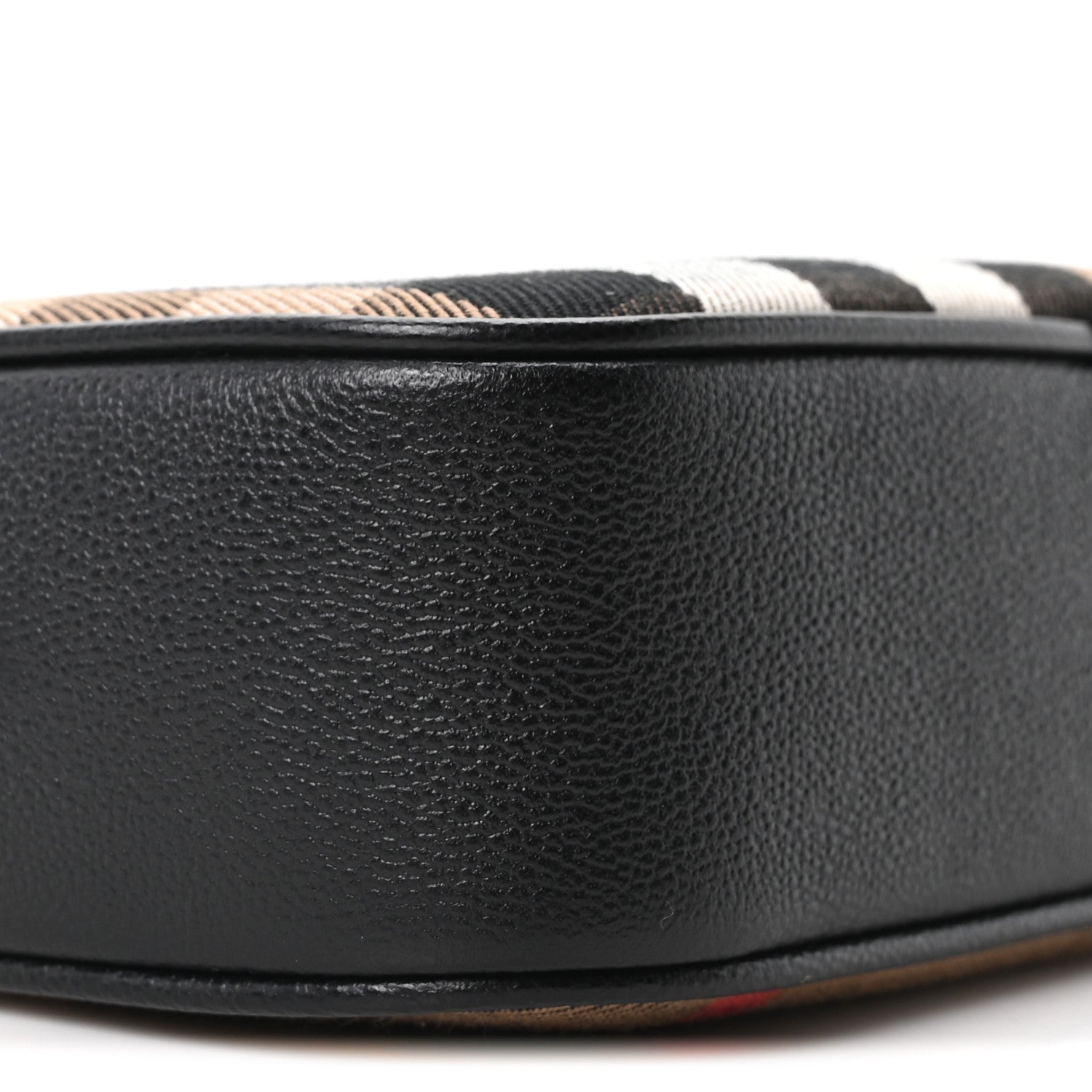 Burberry Giant Check Calfskin Smal Camera Bag Black 10 of 12