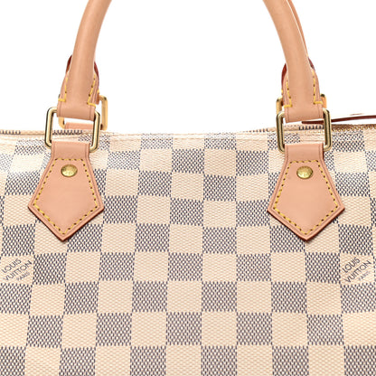 Louis Vuitton Damier Azur Speedy 30 8 of 14