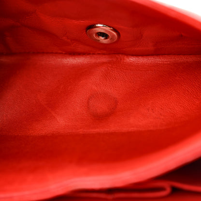 Chanel Lambskin Quilted Medium Double Flap Red 16 of 23