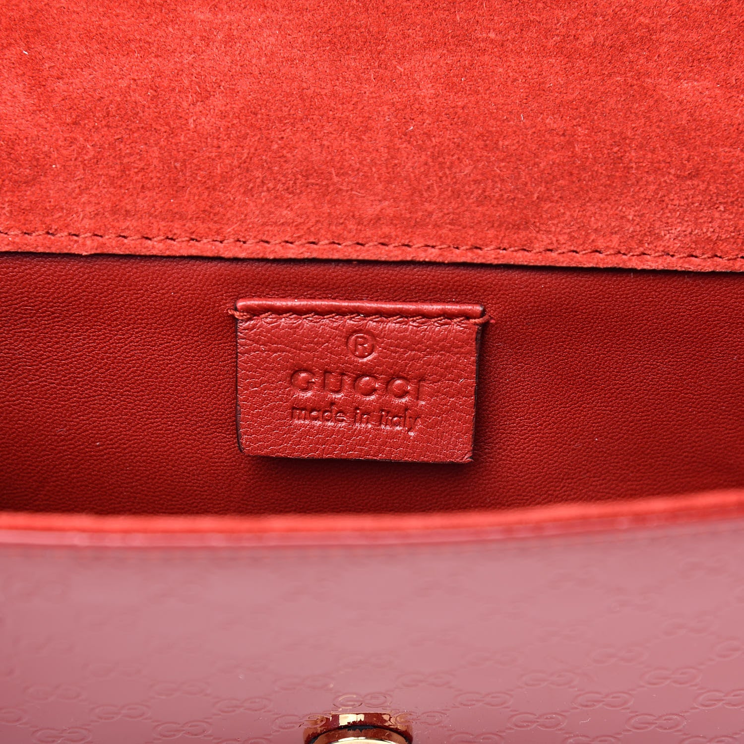 Gucci Patent Microguccissima Small Broadway Clutch Rose Bed 6 of 9