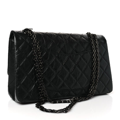 Chanel Aged Calfskin Quilted 2.55 Reissue 226 Flap So Black 3 of 8