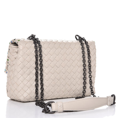 Bottega Veneta Nappa Intrecciato Meadow Flower Embroidered Baby Olimpia Mist 3 of 7