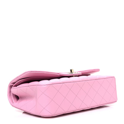 Chanel Caviar Quilted Medium Double Flap Light Pink 4 of 10