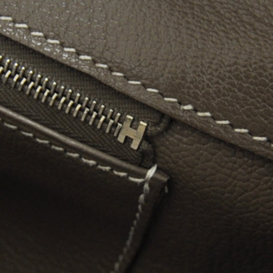 Hermes Taurillon Clemence Birkin 35 Etoupe 11 of 13