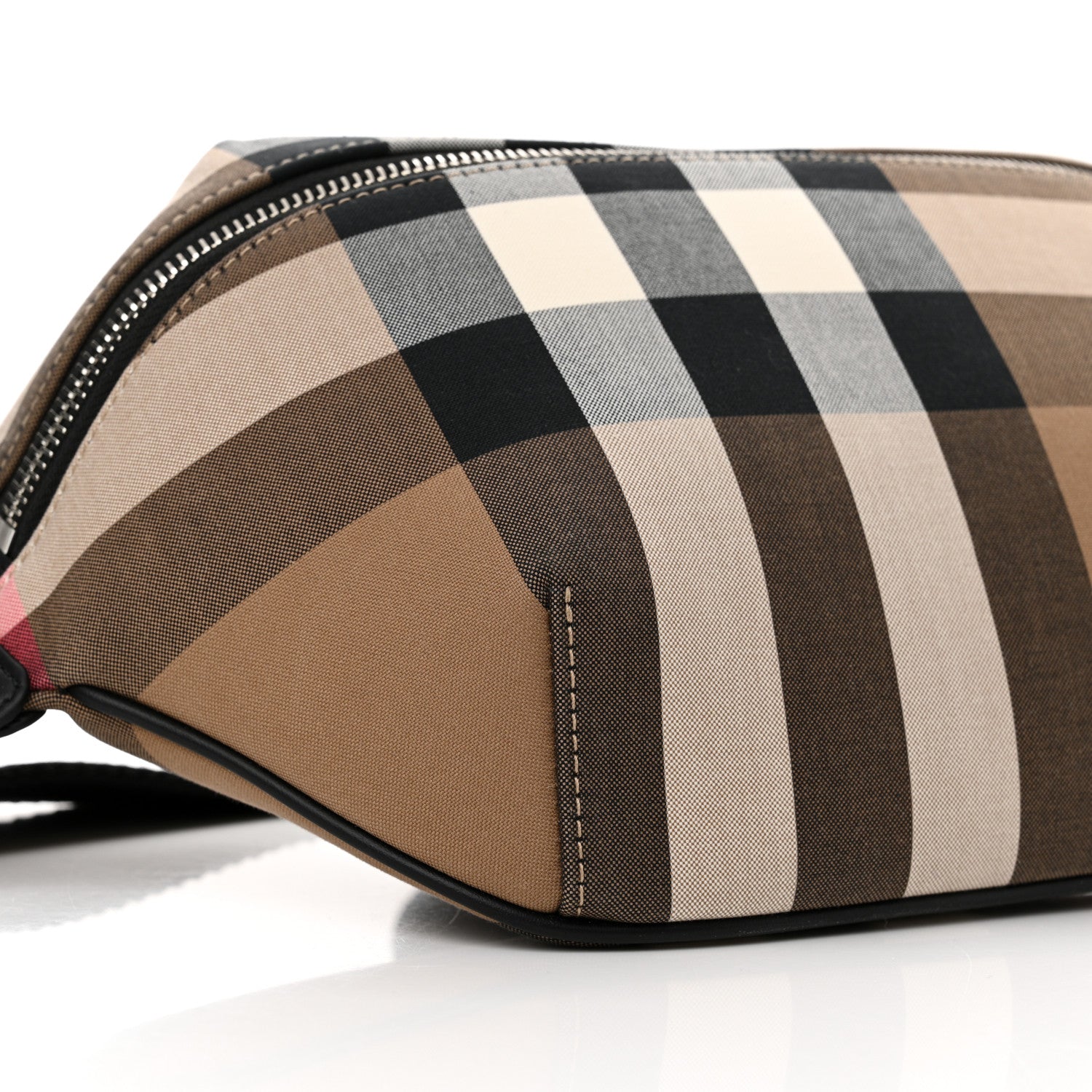 Burberry IP Check Sonny Bum Bag Taupe Brown 9 of 10