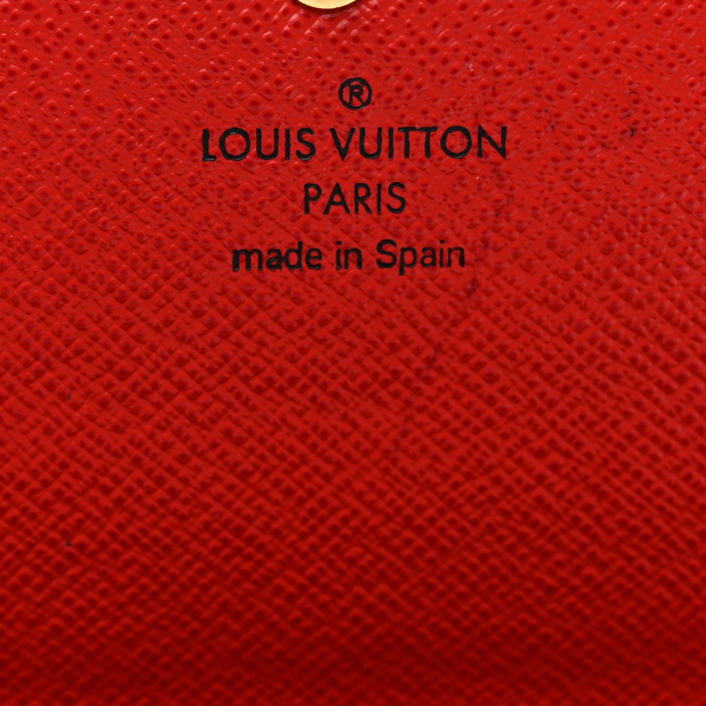 Monogram Sarah Wallet NM Coquelicot