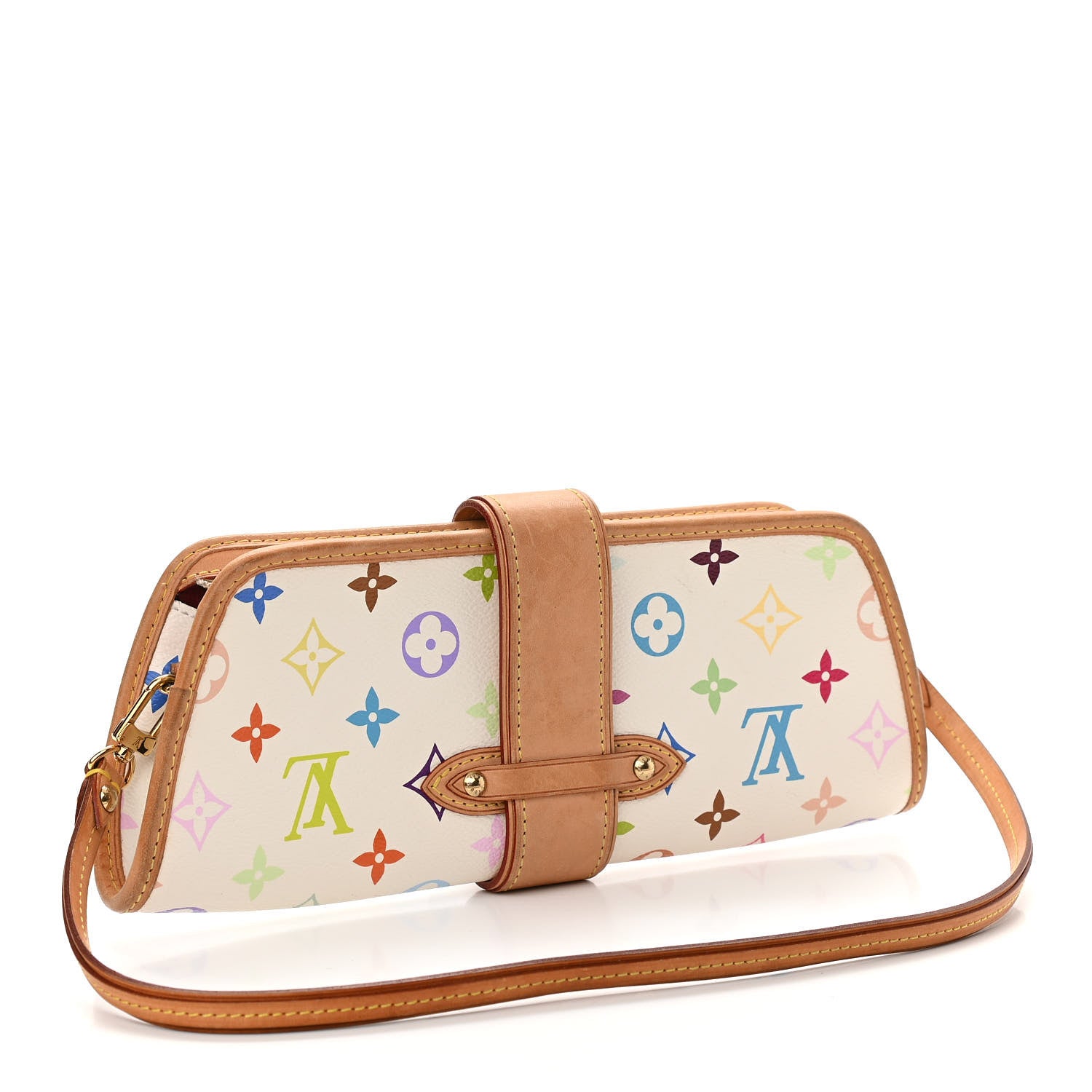 Louis Vuitton Monogram Multicolor Shirley White 3 of 9