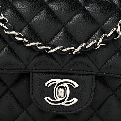 Chanel Caviar Quilted Small Double Flap Black 12 of 14