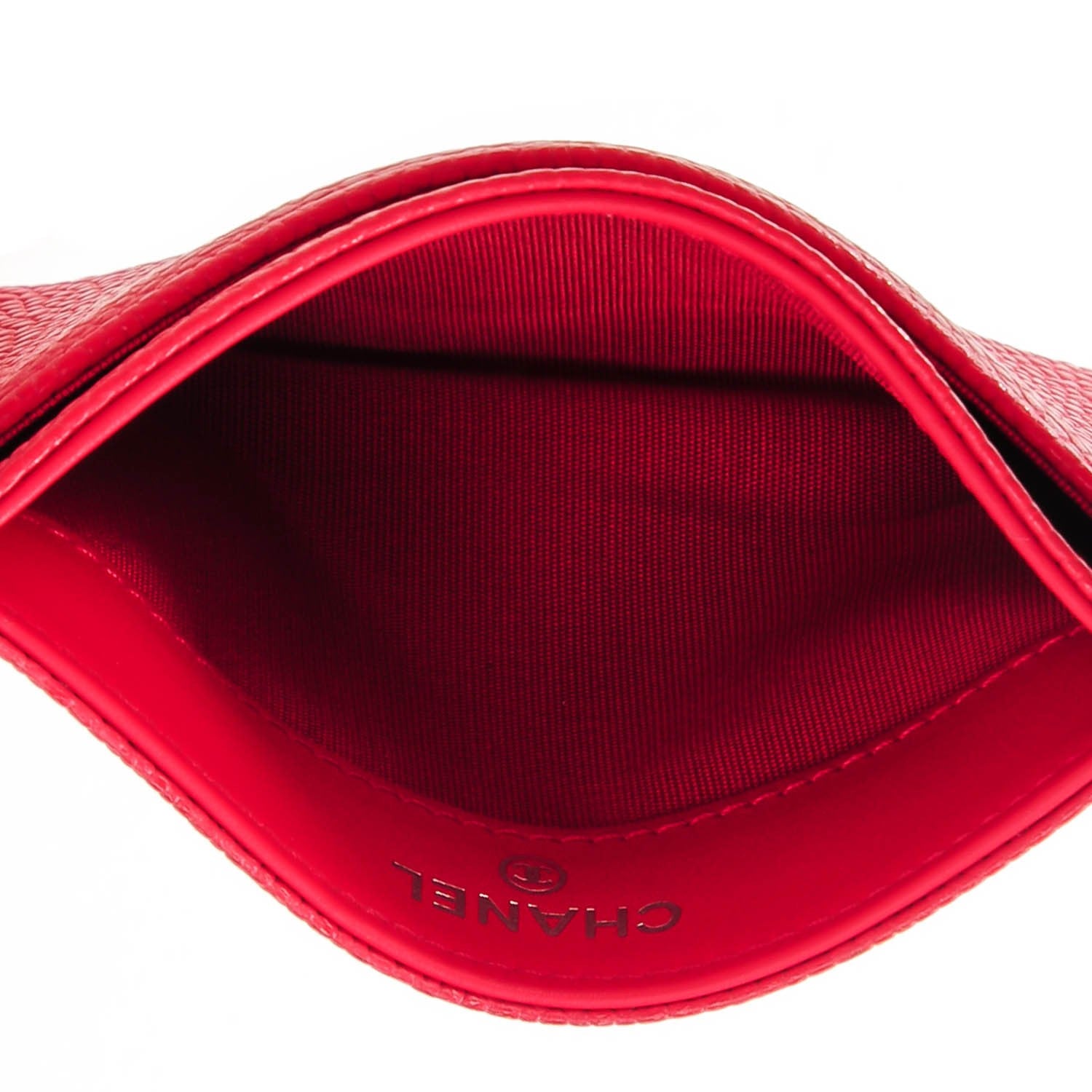 Chanel Caviar Timeless CC Card Holder Red 5 of 8