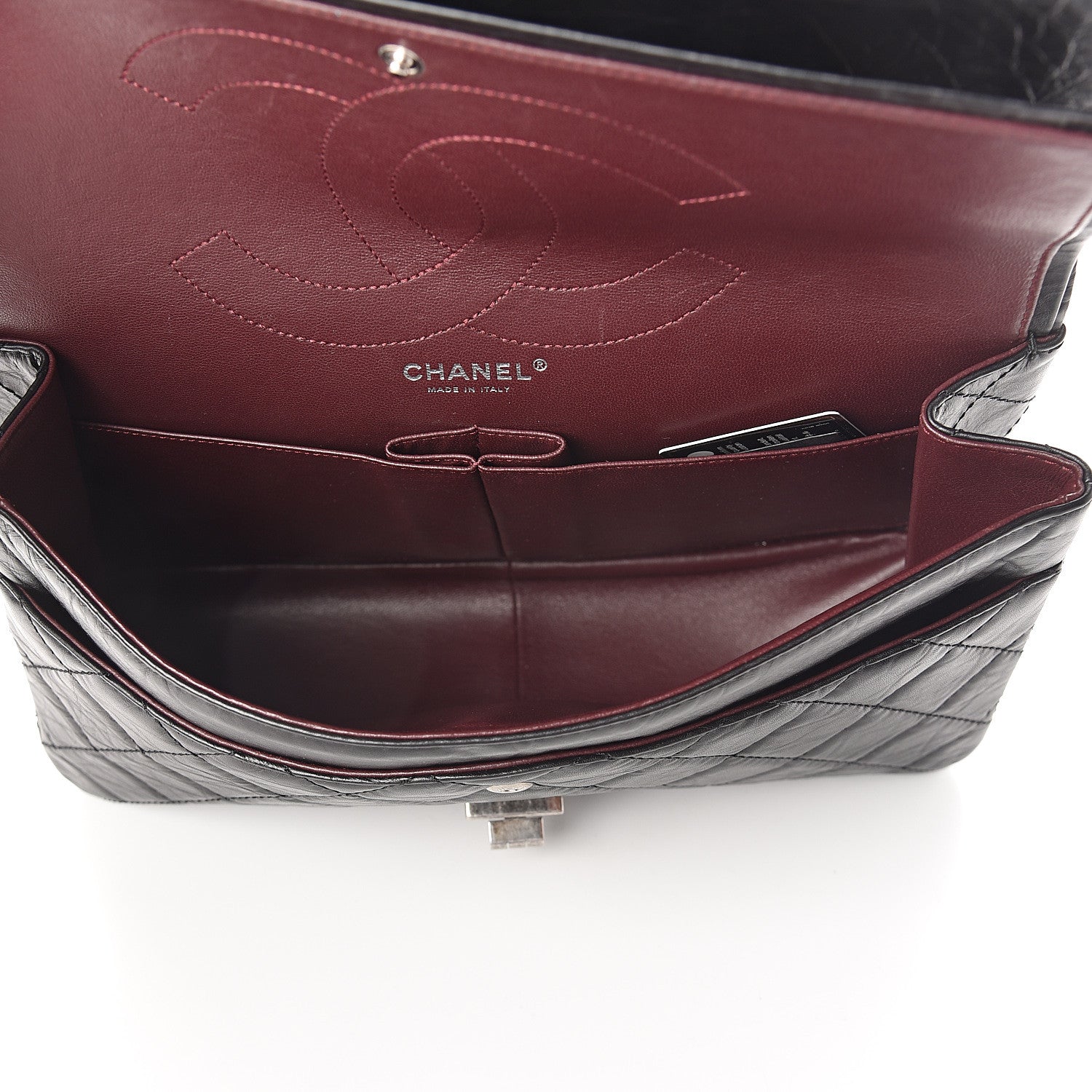 Chanel Aged Calfskin Quilted 2.55 Reissue 227 Flap Black 4 of 9