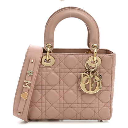 Christian Dior Lambskin Cannage Small My ABCDior Lady Dior Blush 1 of 8