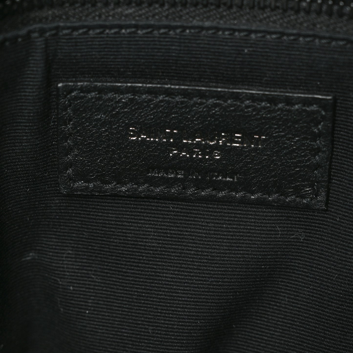 Crinkled Calfskin Matelasse Monogram Medium Niki Chain Satchel Black