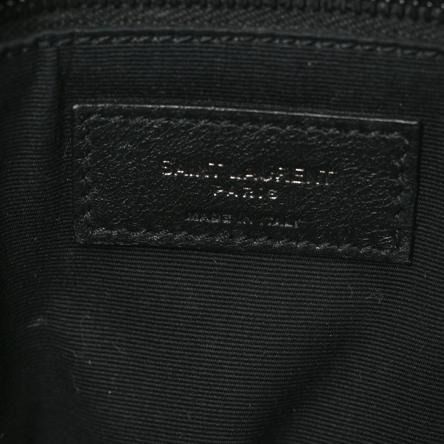 Saint Laurent Crinkled Calfskin Matelasse Monogram Medium Niki Chain Satchel Black 8 of 9