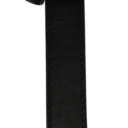 Gucci Calfskin Double G 20mm Belt 95 38 Black 5 of 9