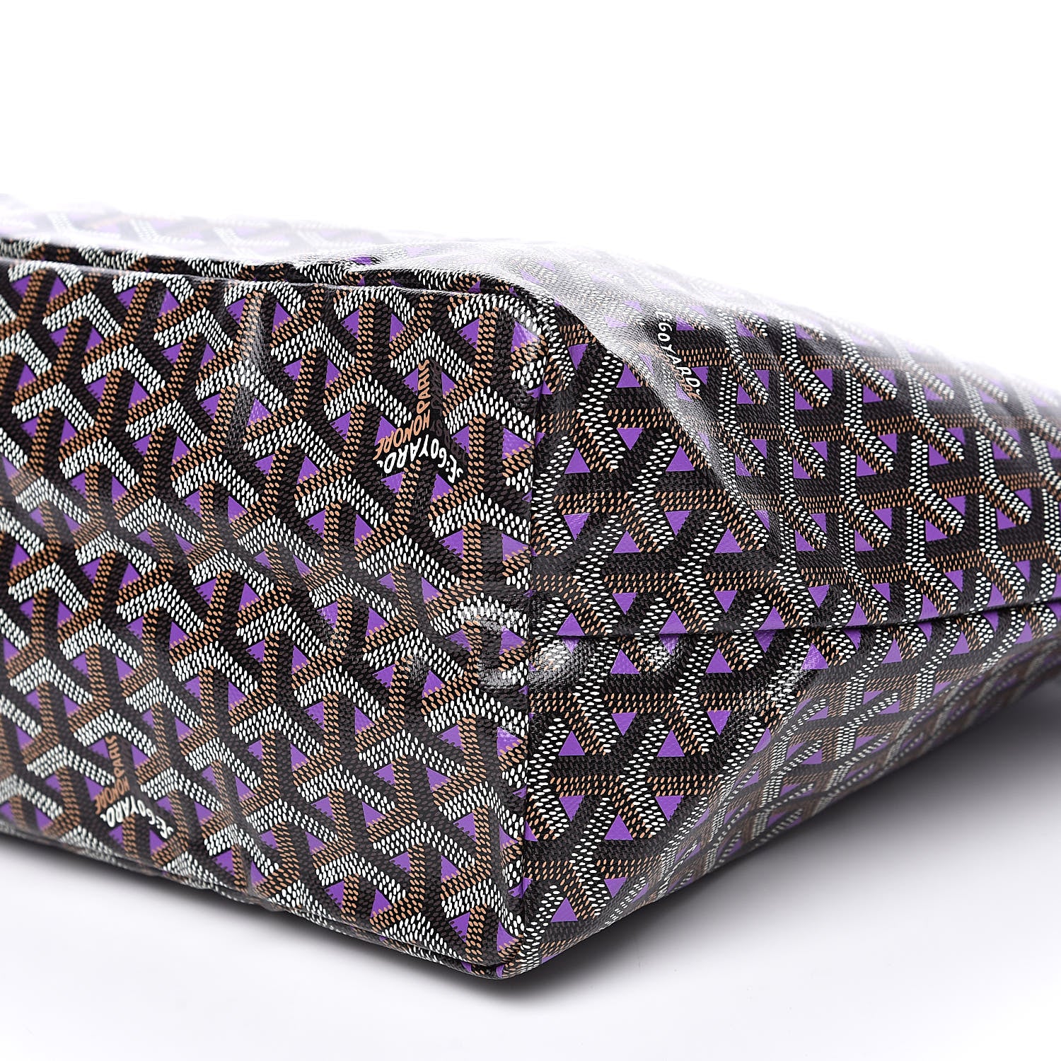 Goyard Goyardine Saint Louis Claire Voie PM Black Violet 9 of 9
