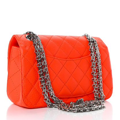 Chanel Sheepskin Quilted 2.55 Reissue Mini Flap Orange 2 of 5