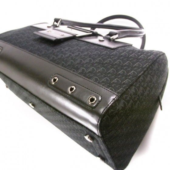 Monogram Bowler Tote Black