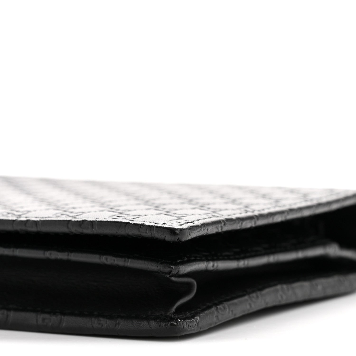 Gucci Microguccissima Crossbody Wallet Black 8 of 10