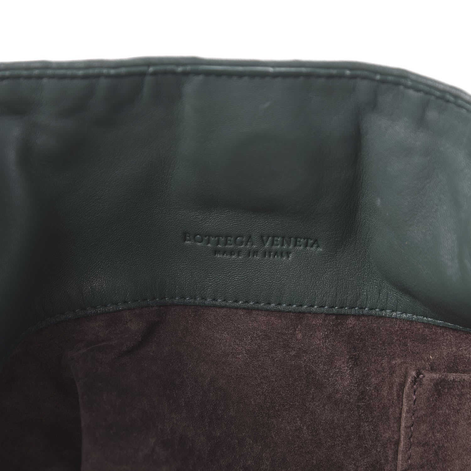 Bottega Veneta Nappa Intrecciato Parachute Bag Green 8 of 9