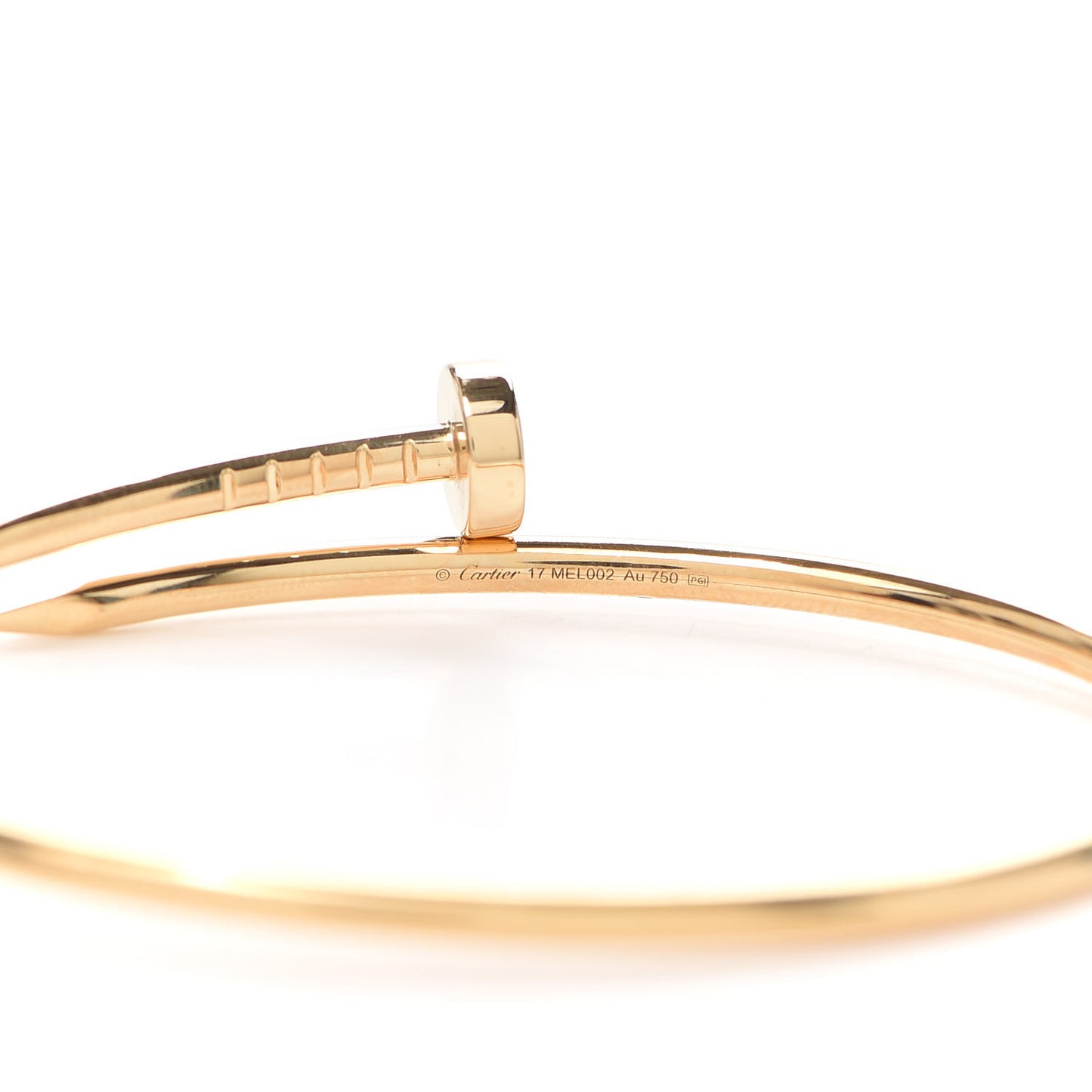 18K Yellow Gold Small Juste Un Clou Bracelet 17