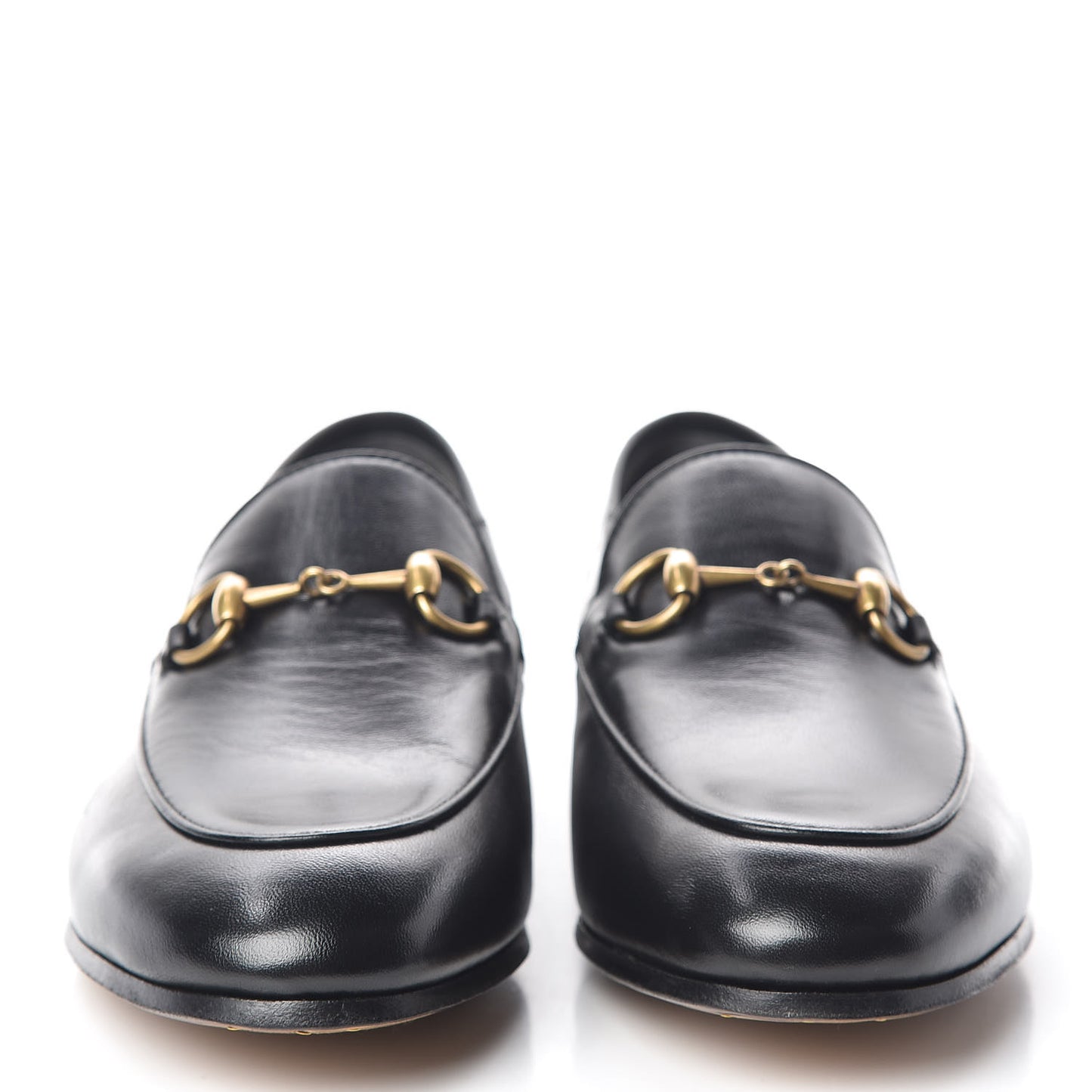 Lambskin Womens Brixton Horsebit Loafers 36.5 Black