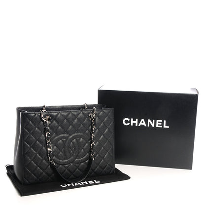 Chanel Caviar Grand Shopping Tote GST Black 5 of 8