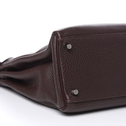 Hermes Togo Kelly Retourne 35 Chocolate 21 of 32