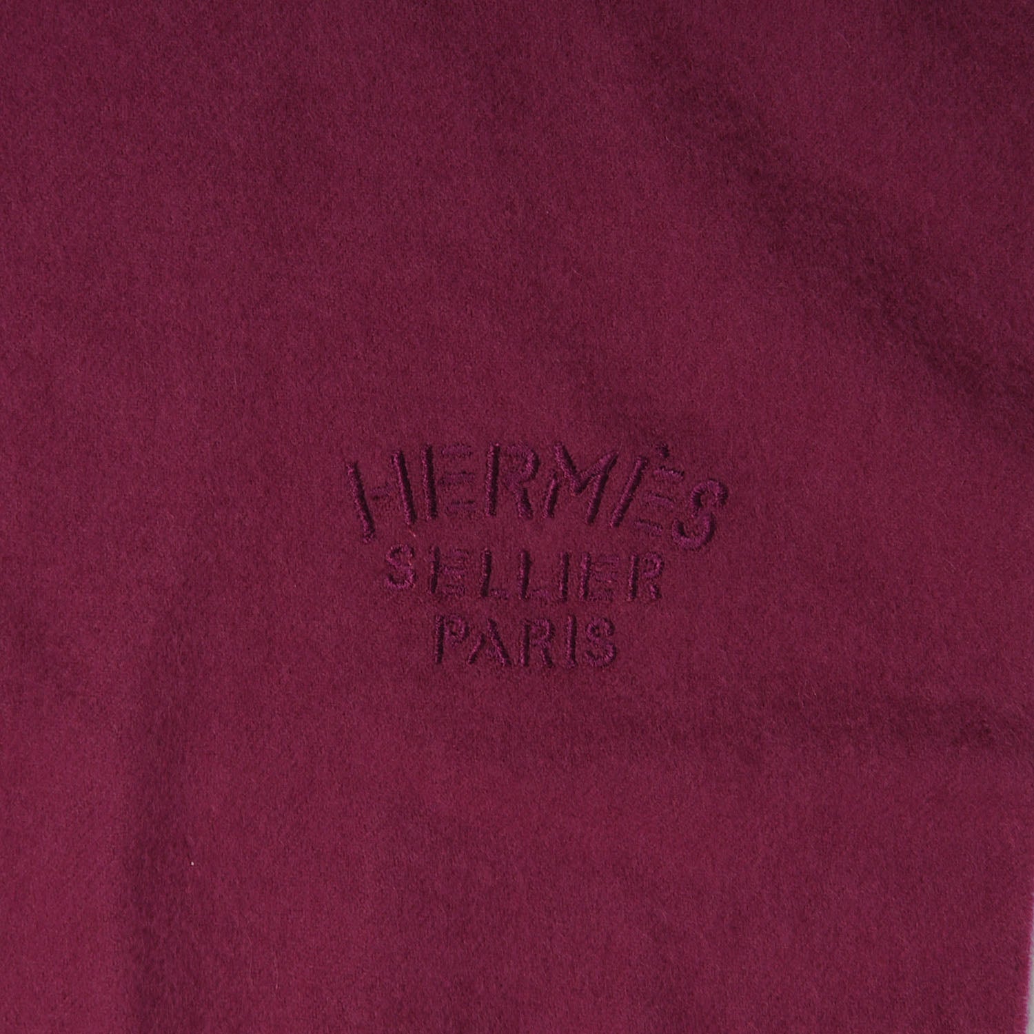 Hermes Cashmere Broderie Scarf Fuchsia 5 of 5